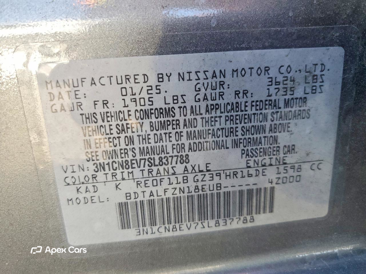 Nissan Versa 2025