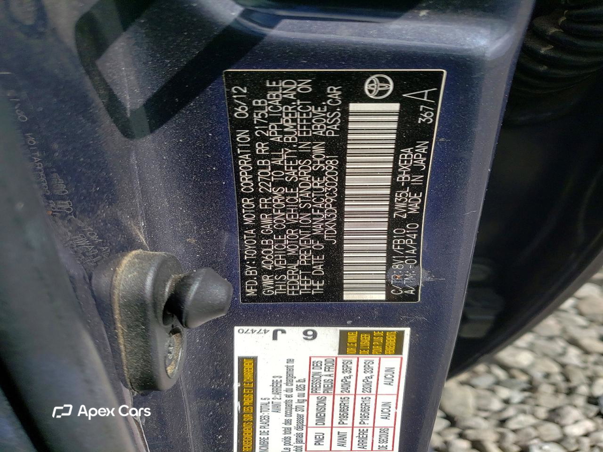 Toyota Prius 2012