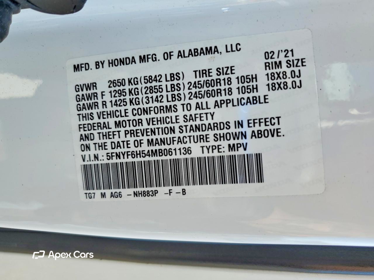 Honda Pilot 2021