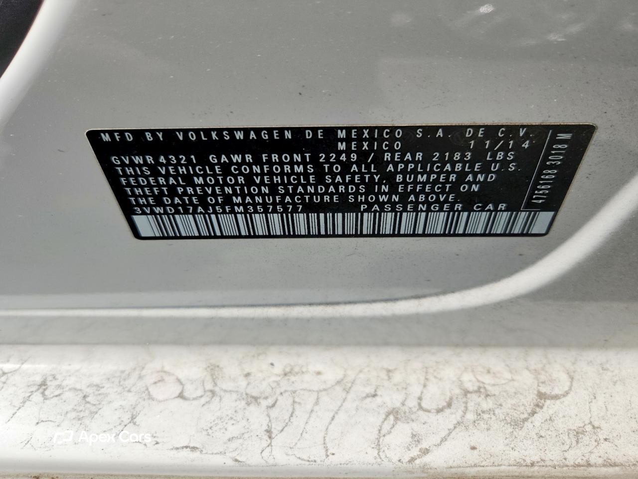Volkswagen Jetta 2015