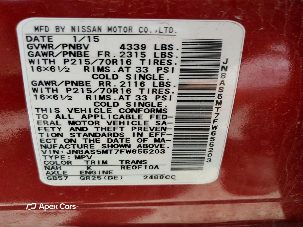 Nissan Rogue 2015