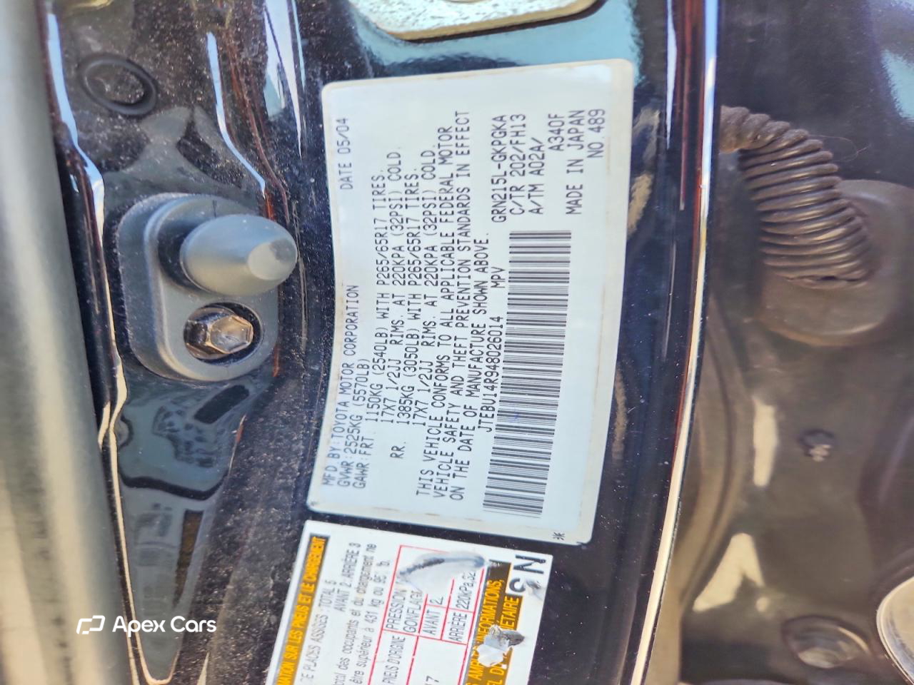 Toyota 4Runner 2004