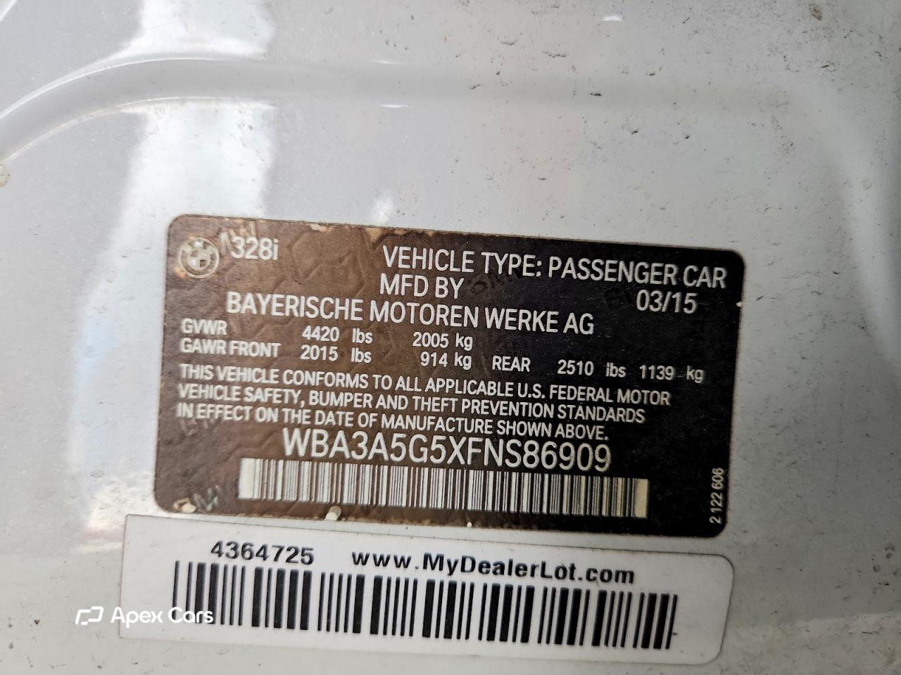 BMW Series 3 2015