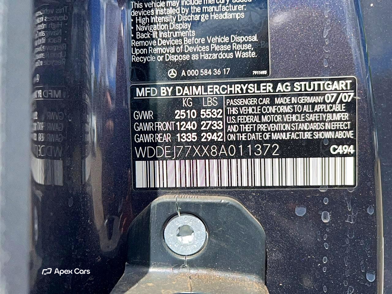 Mercedes-Benz CL-klasse 2008