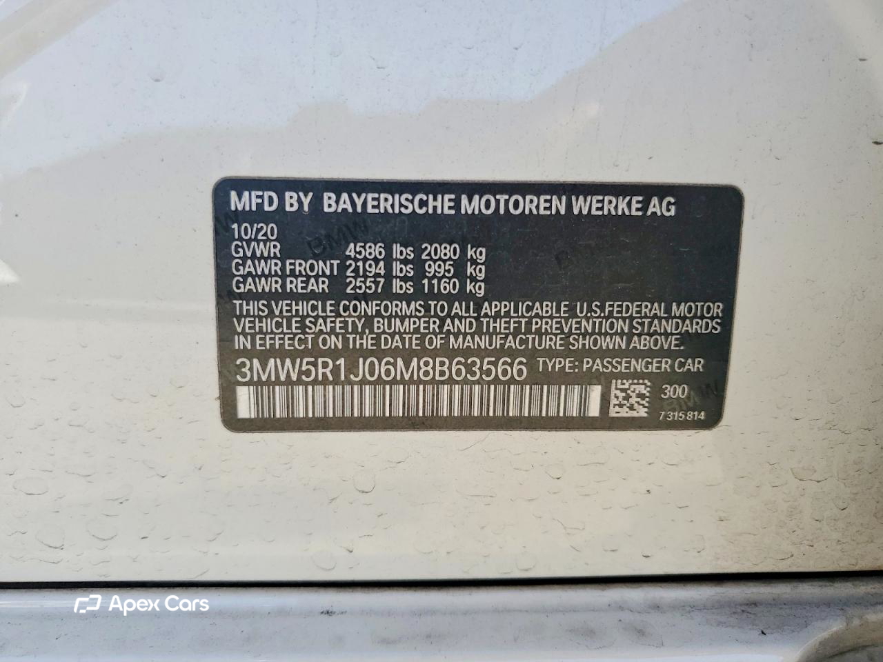 BMW Series 3 2021