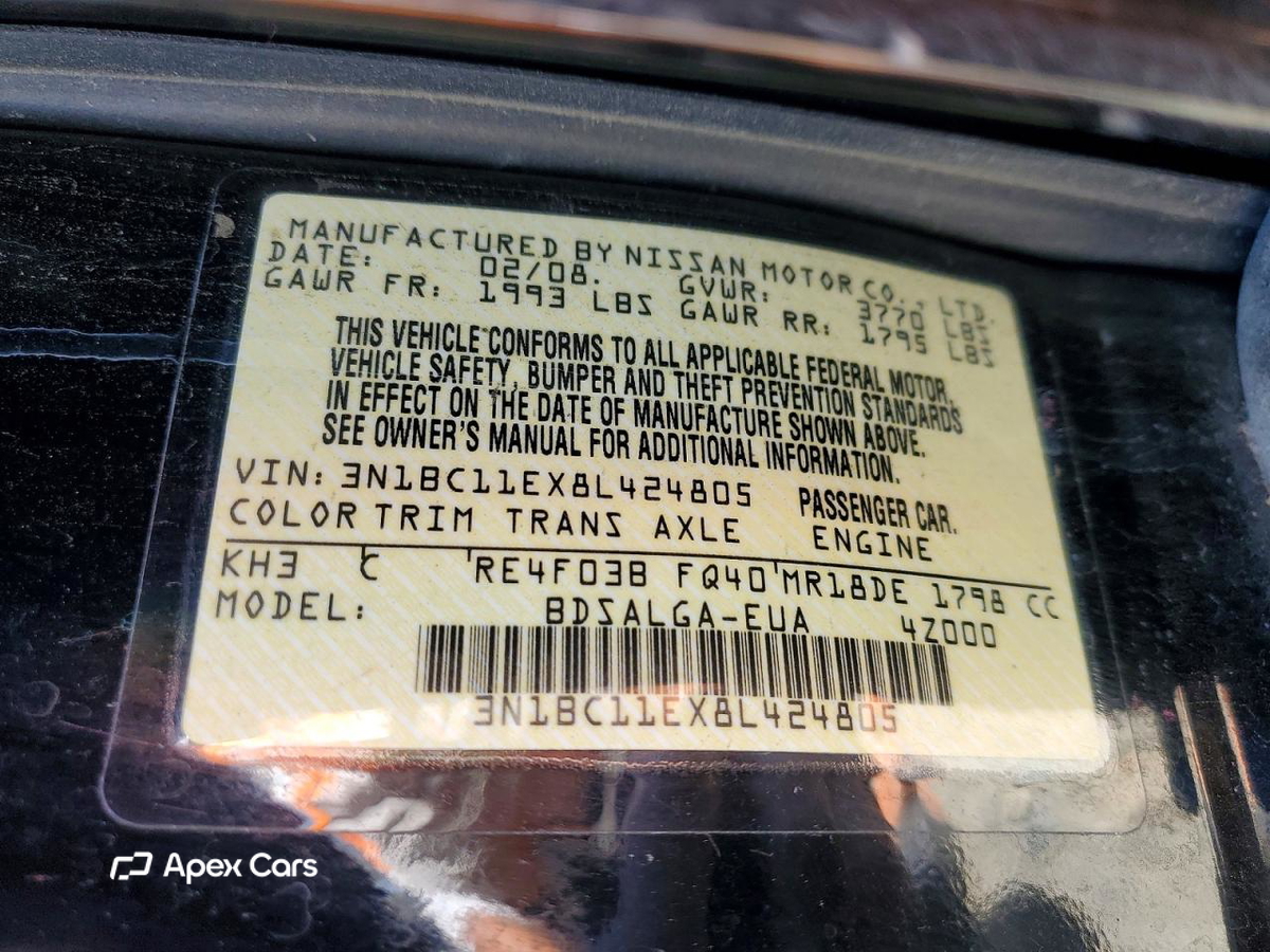 Nissan Versa 2008