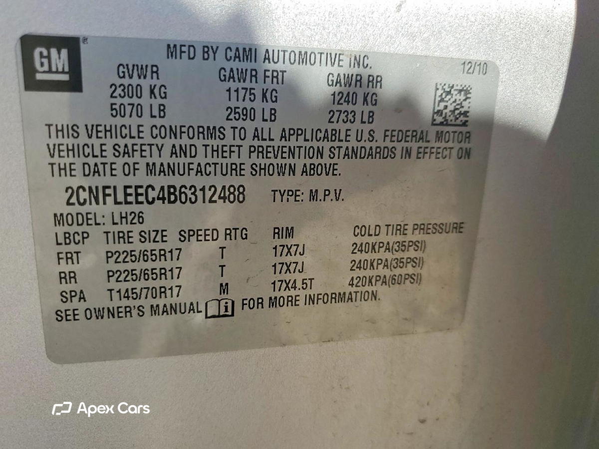 Chevrolet Equinox 2011
