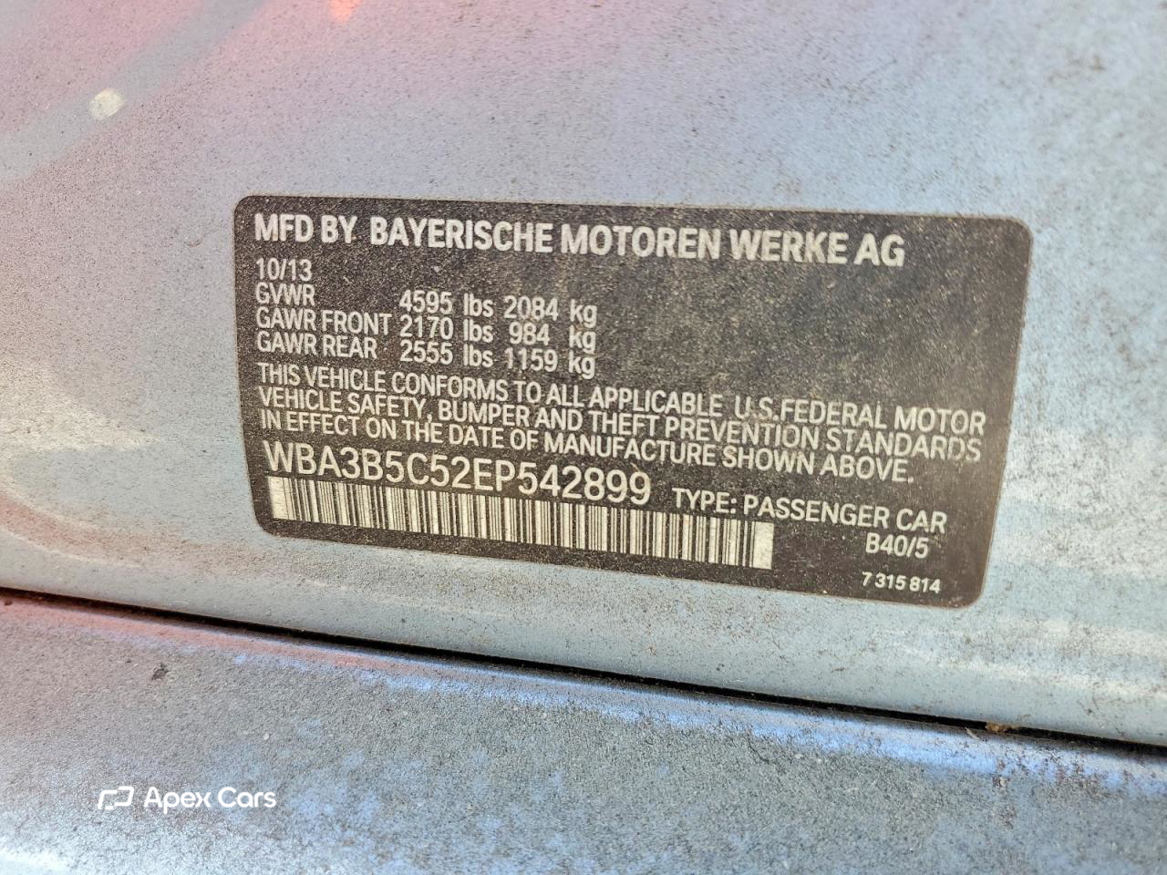 BMW Series 3 2014