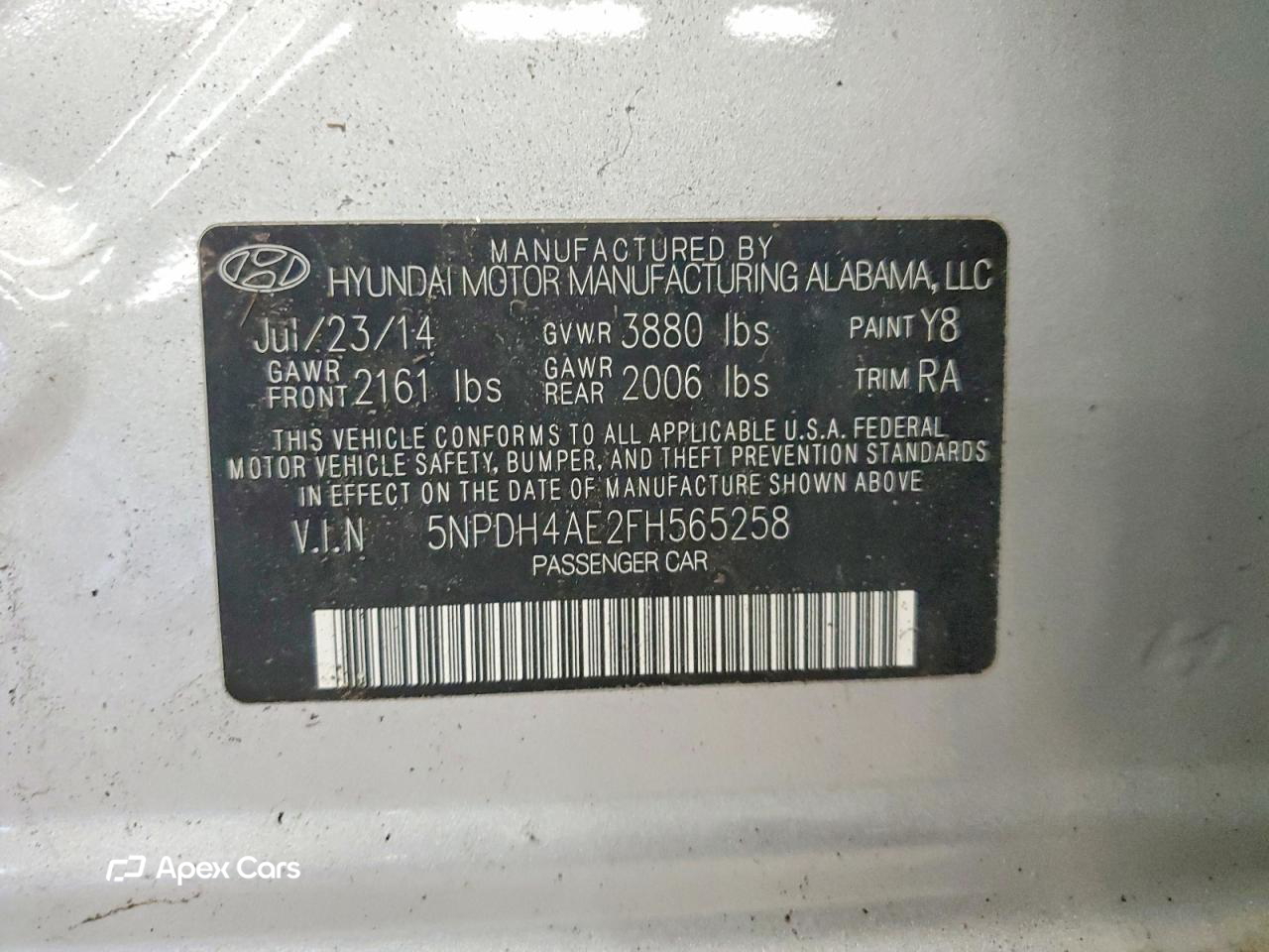 Hyundai Elantra 2015
