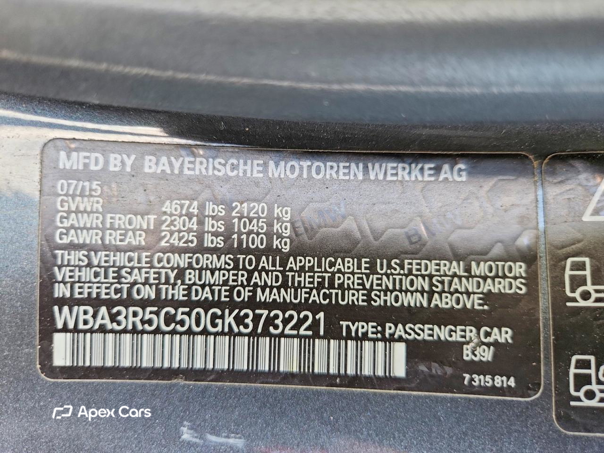 BMW Series 4 2016