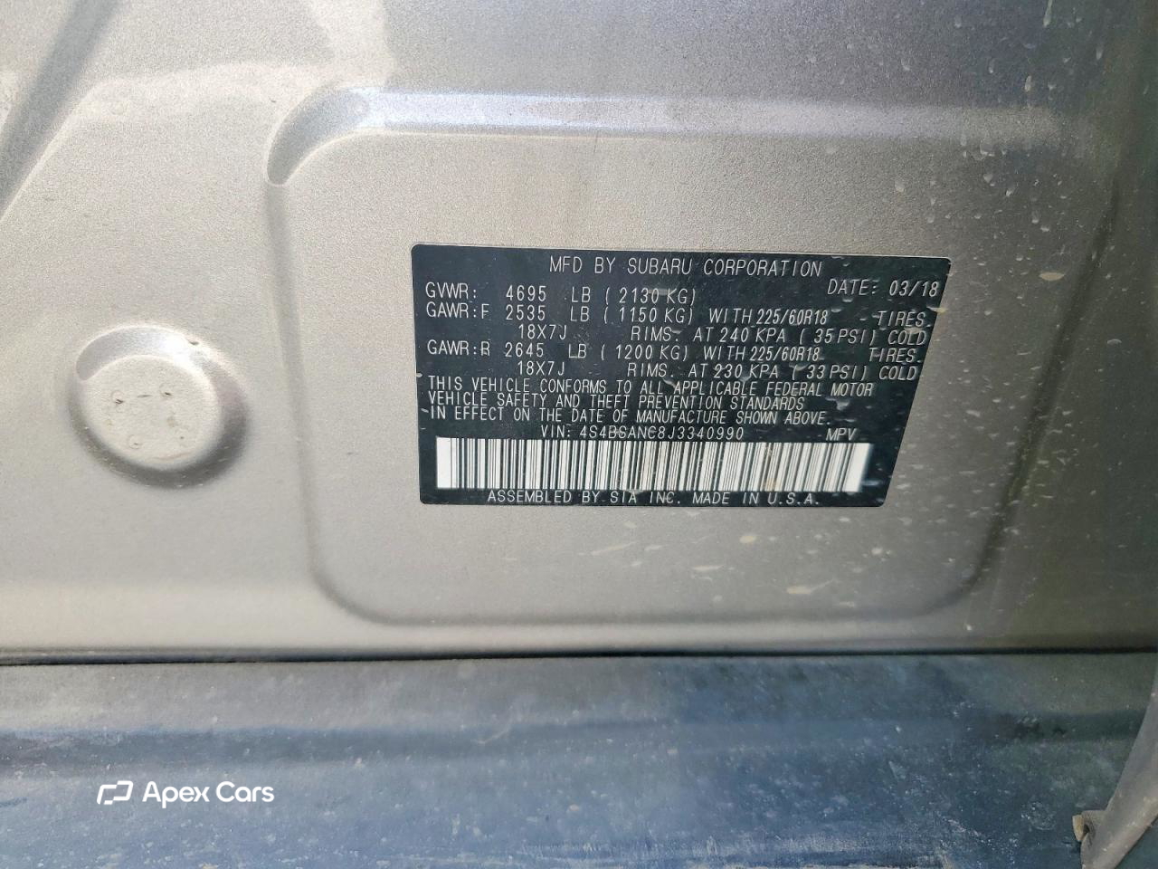 Subaru Outback 2018