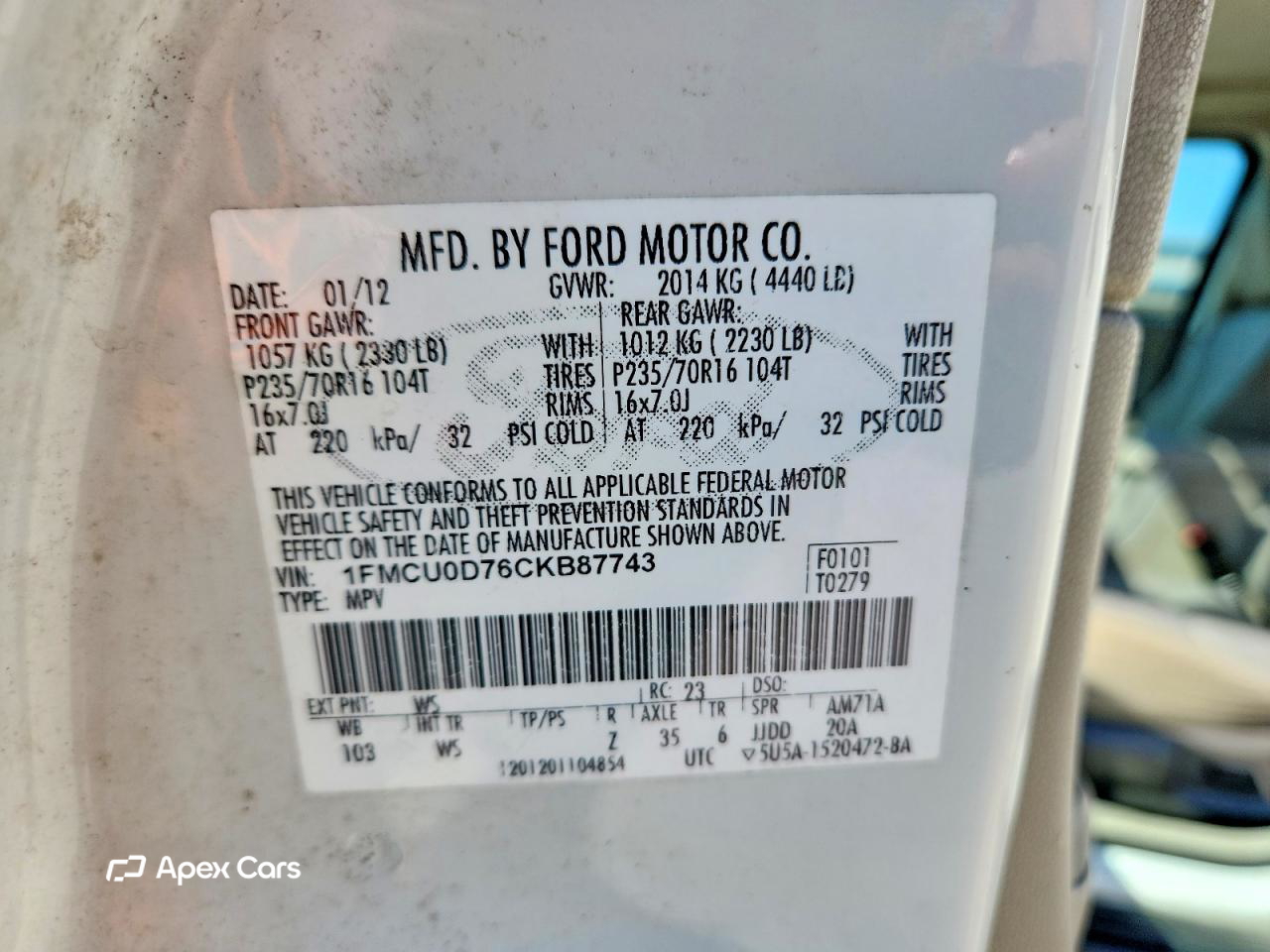 Ford Escape 2012