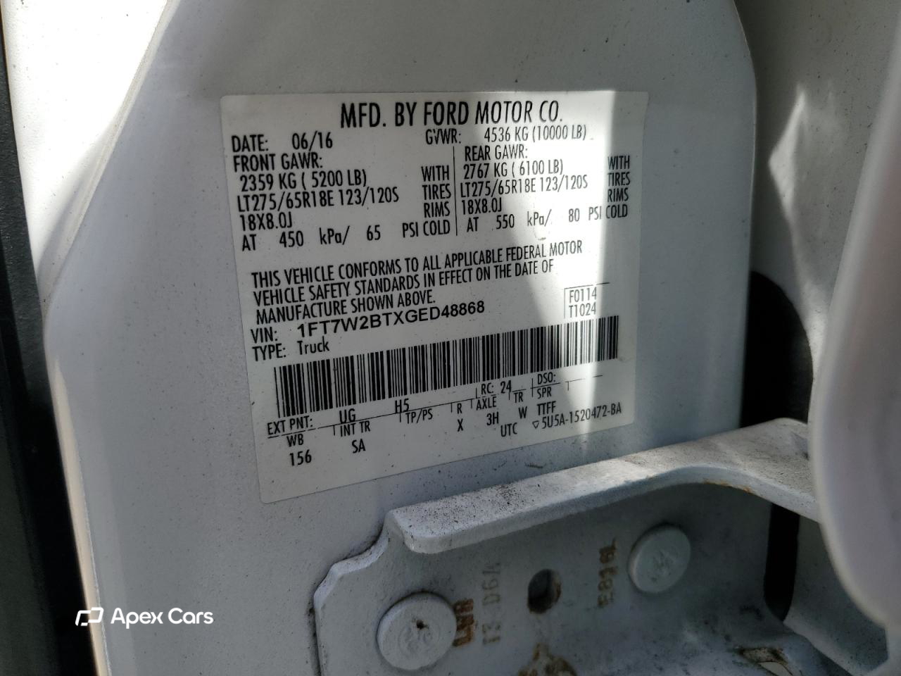 Ford F250 2016