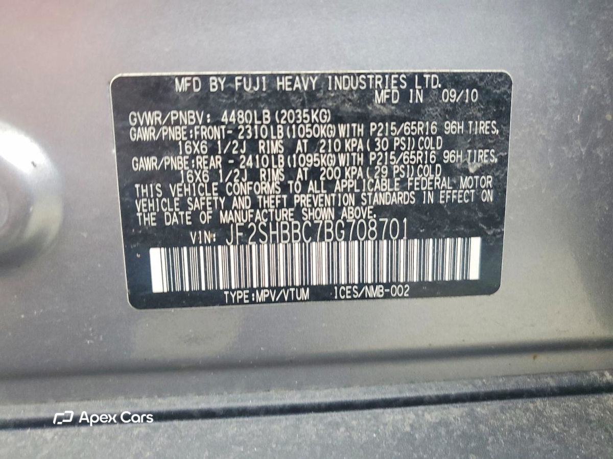 Subaru Forester 2011