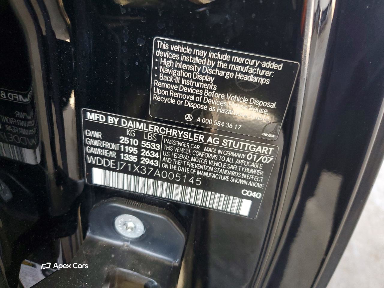 Mercedes-Benz CL-klasse 2007