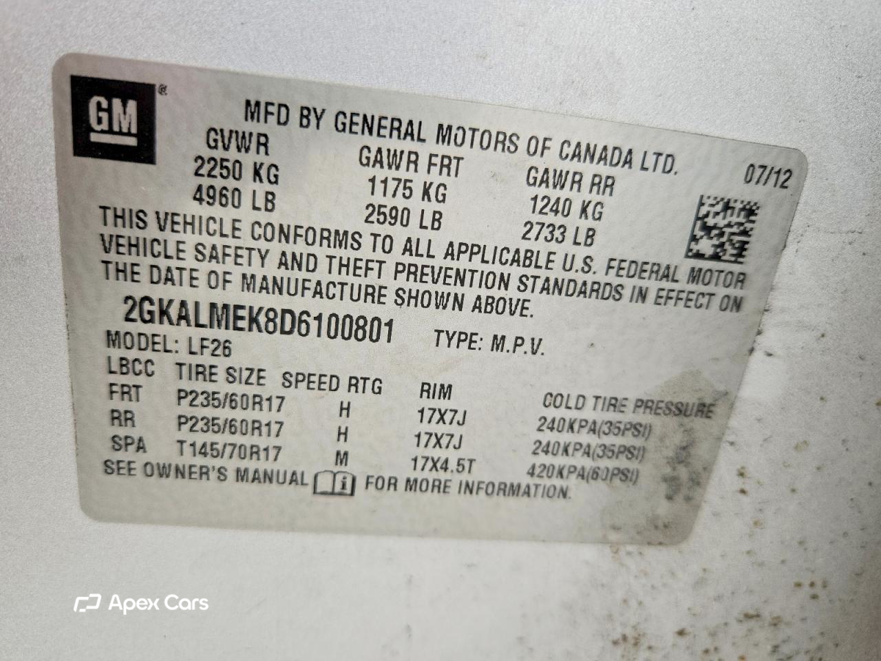 GMC Terrain 2013