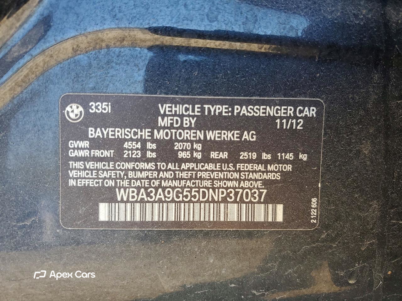 BMW Series 3 2013