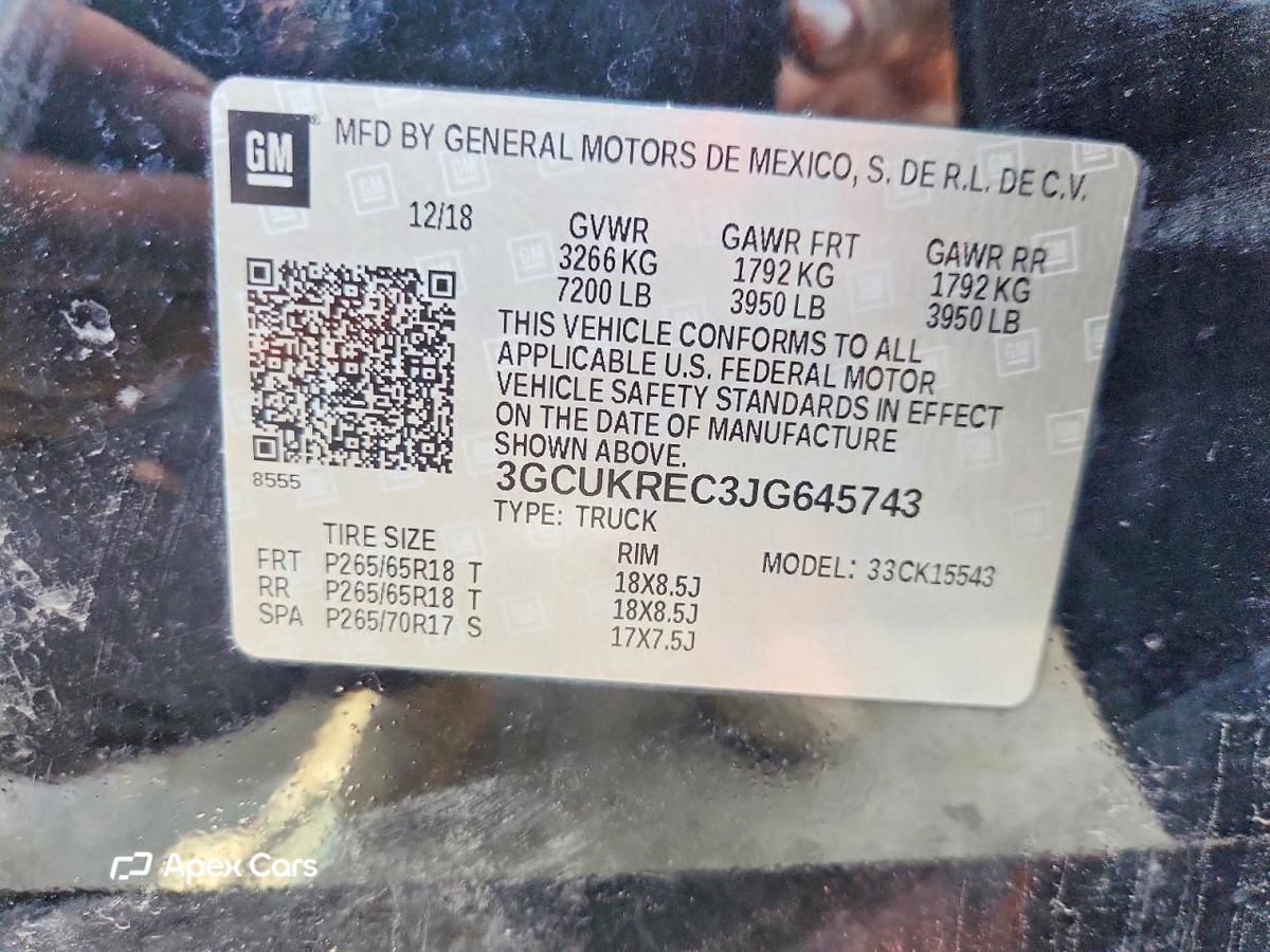 Chevrolet Silverado 2018