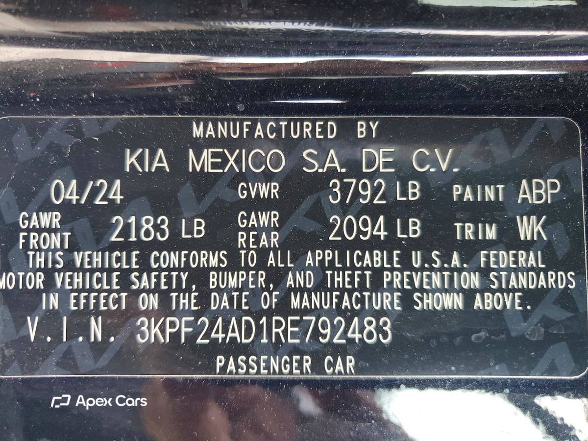 Kia Forte 2024