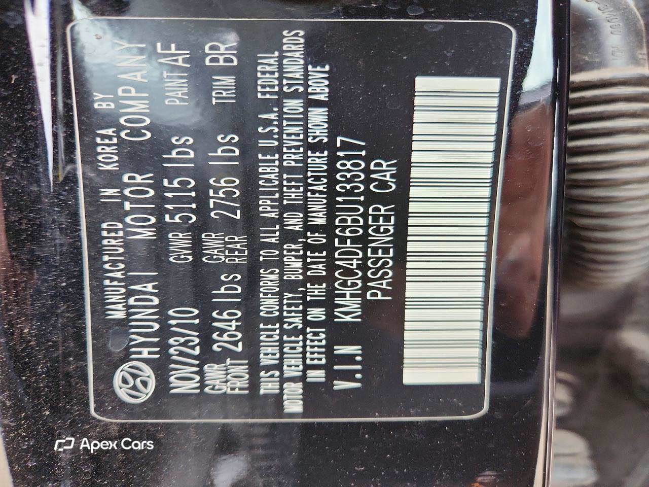 Hyundai Genesis 2011
