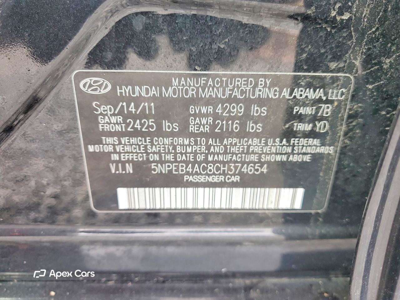 Hyundai Sonata 2012