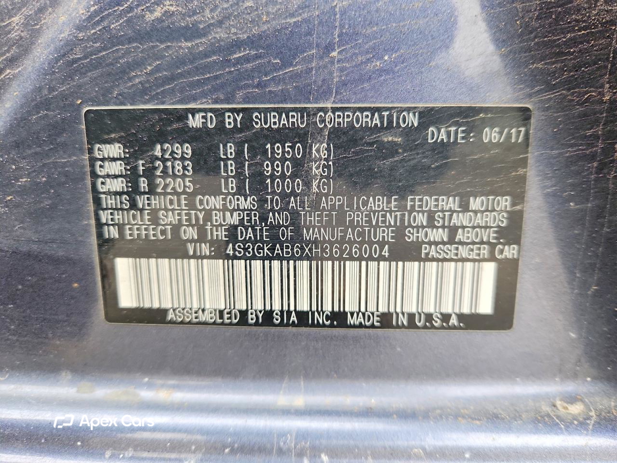 Subaru Impreza 2017