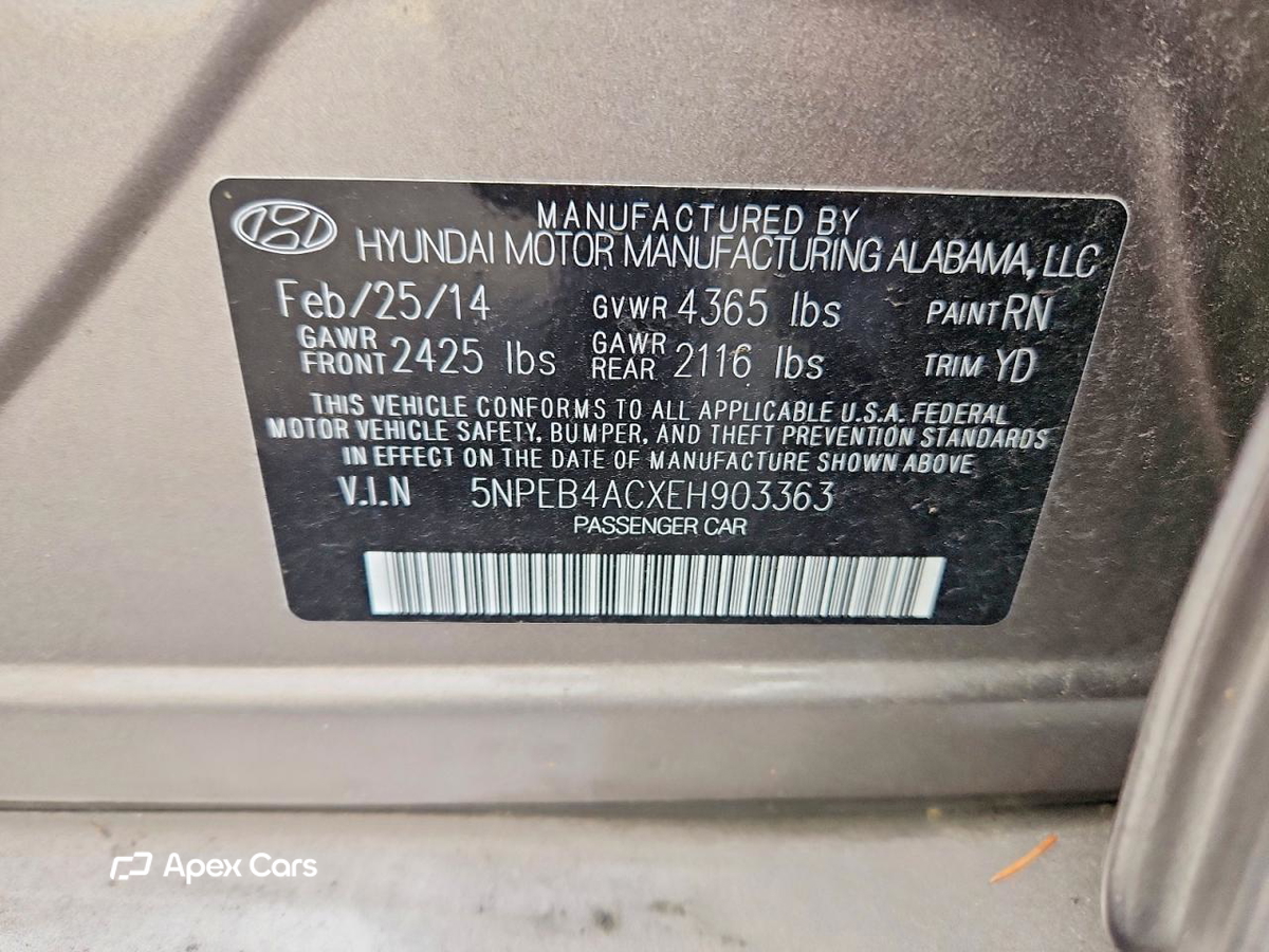 Hyundai Sonata 2014
