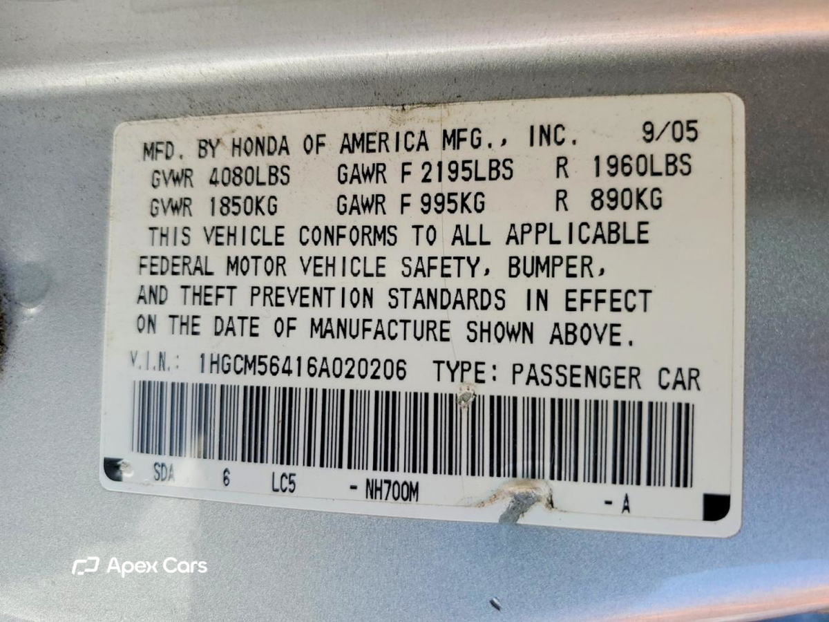 Honda Accord 2006