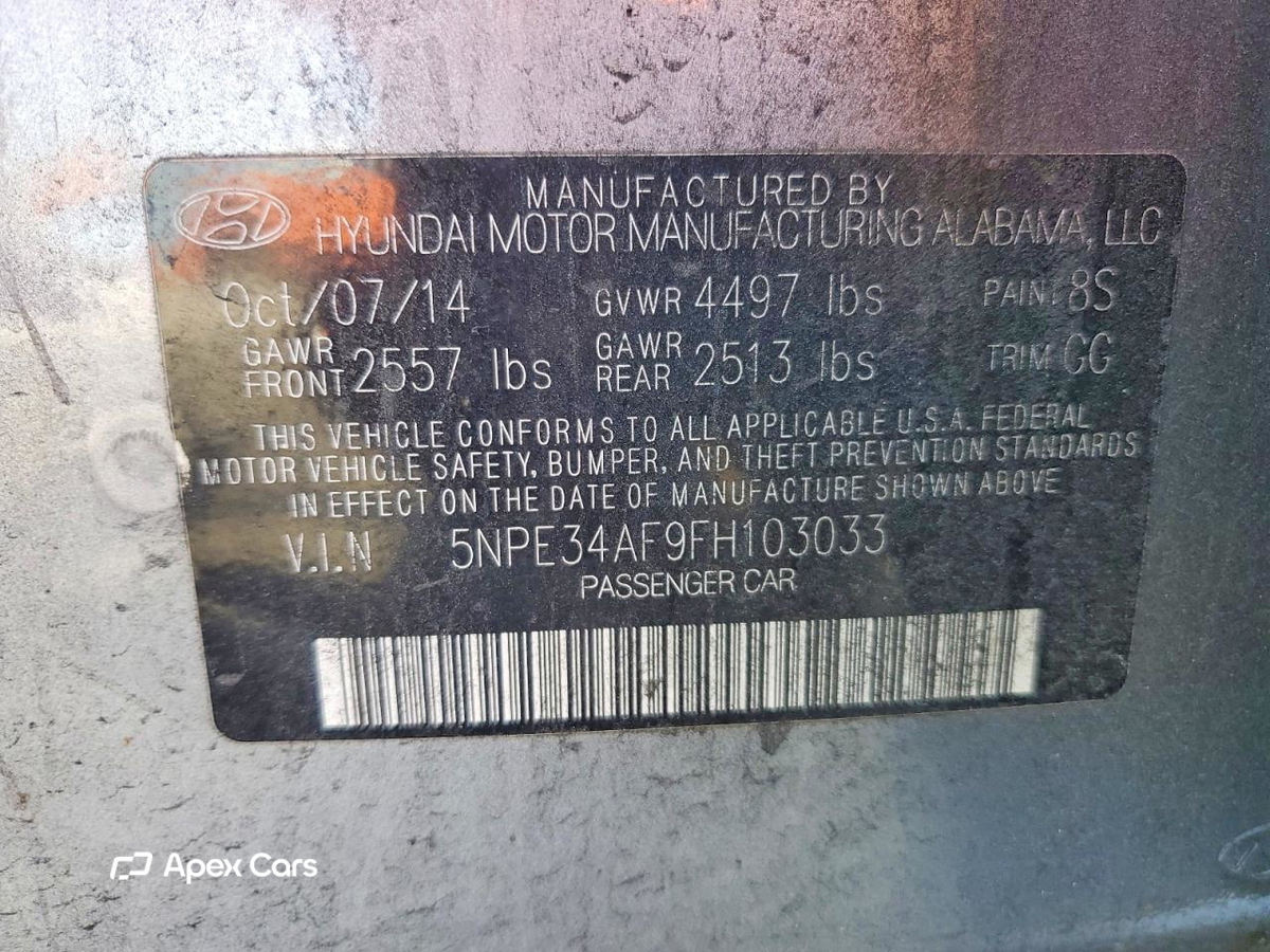 Hyundai Sonata 2015