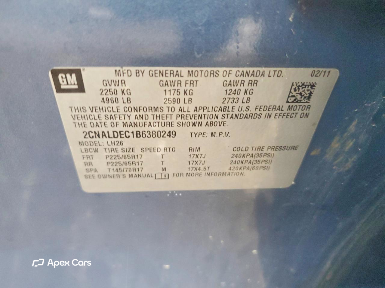 Chevrolet Equinox 2011