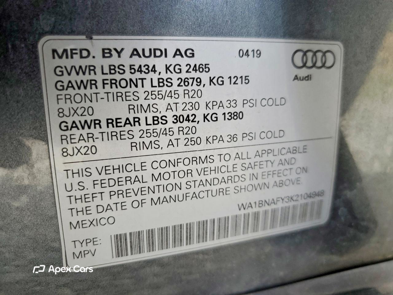 Audi Q5 2019