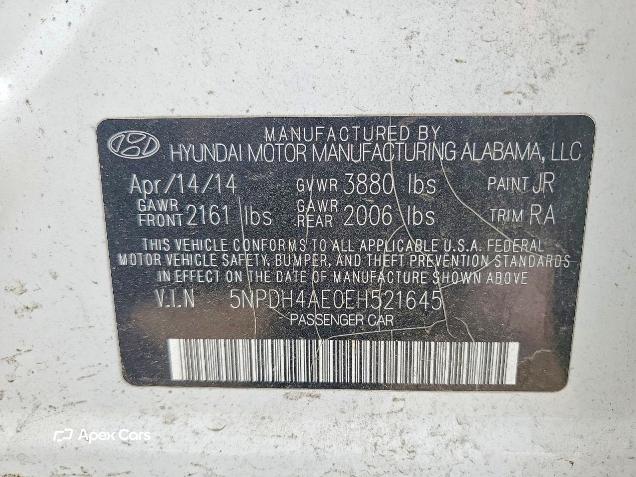 Hyundai Elantra 2014