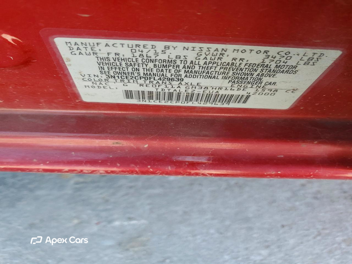 Nissan Versa 2015