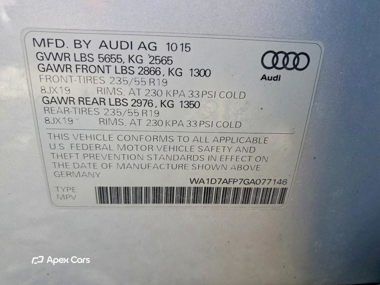 Audi Q5 2016