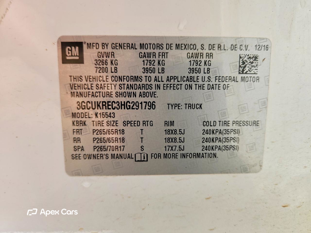 Chevrolet Silverado 2017