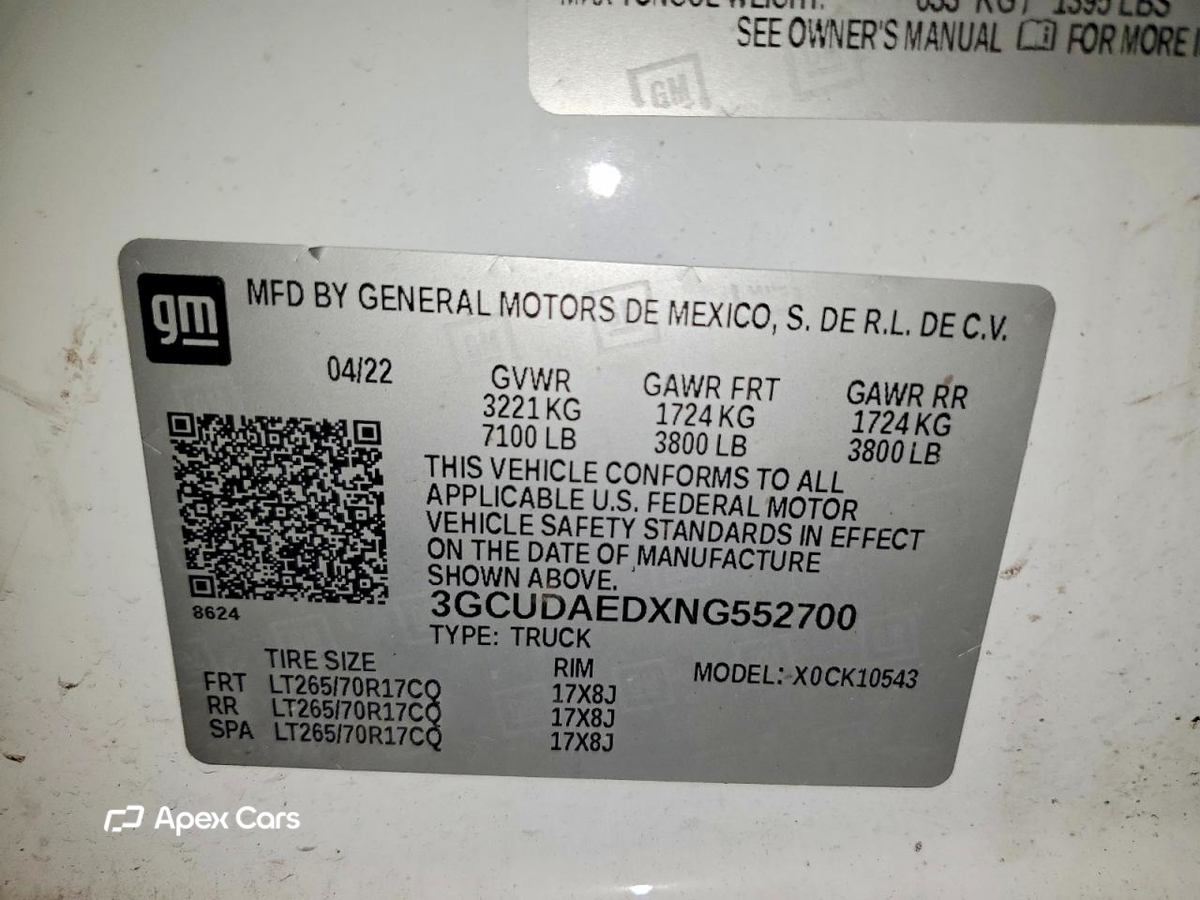 Chevrolet Silverado 2022