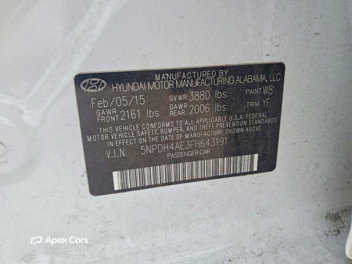Hyundai Elantra 2015