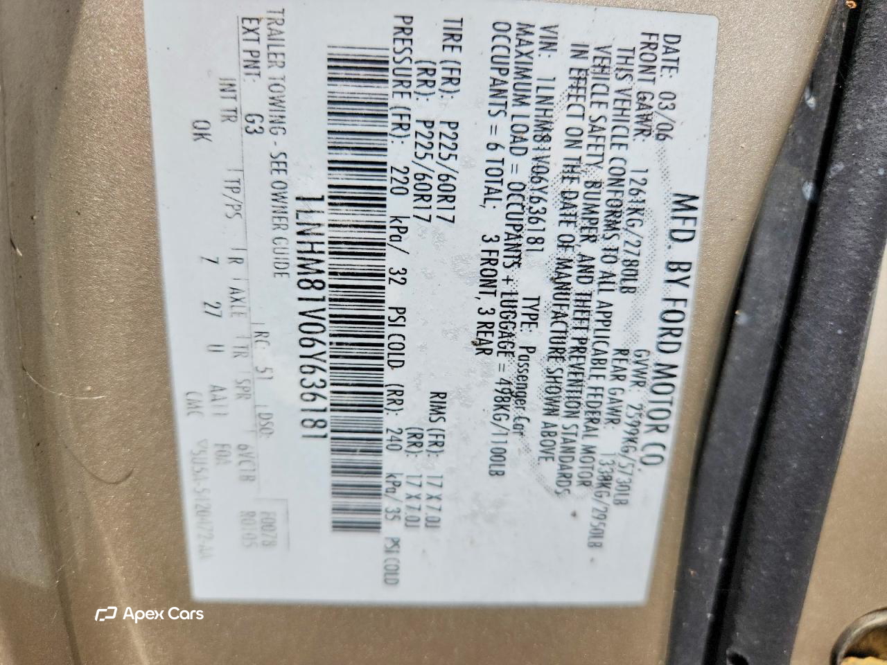 Lincoln Town Car 2006