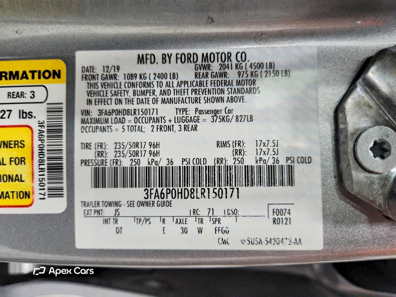 Ford Fusion 2020