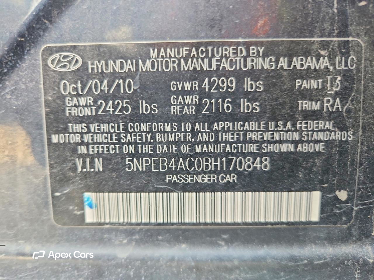 Hyundai Sonata 2011