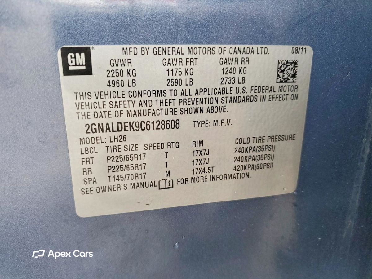 Chevrolet Equinox 2012