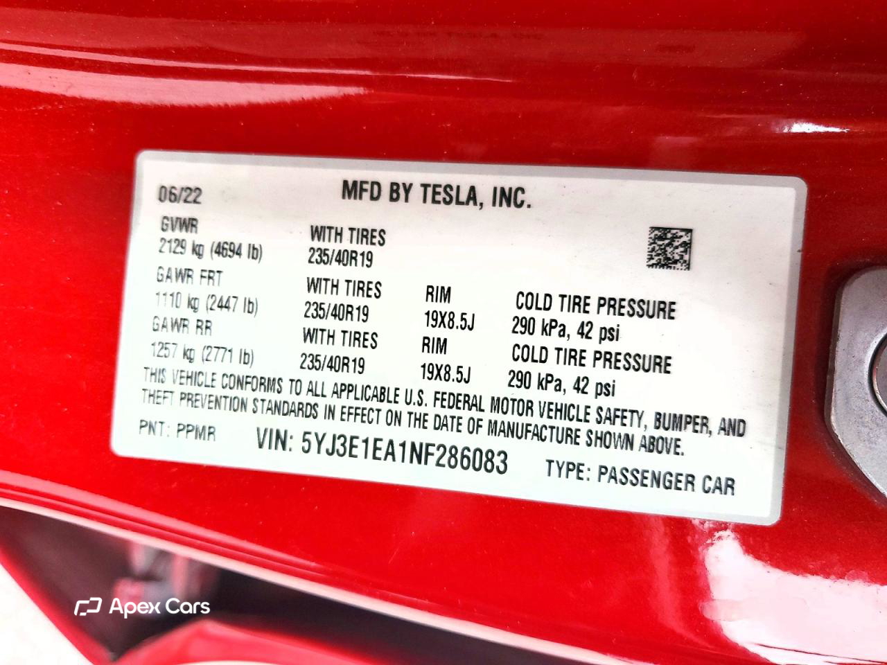Tesla Model 3 2022