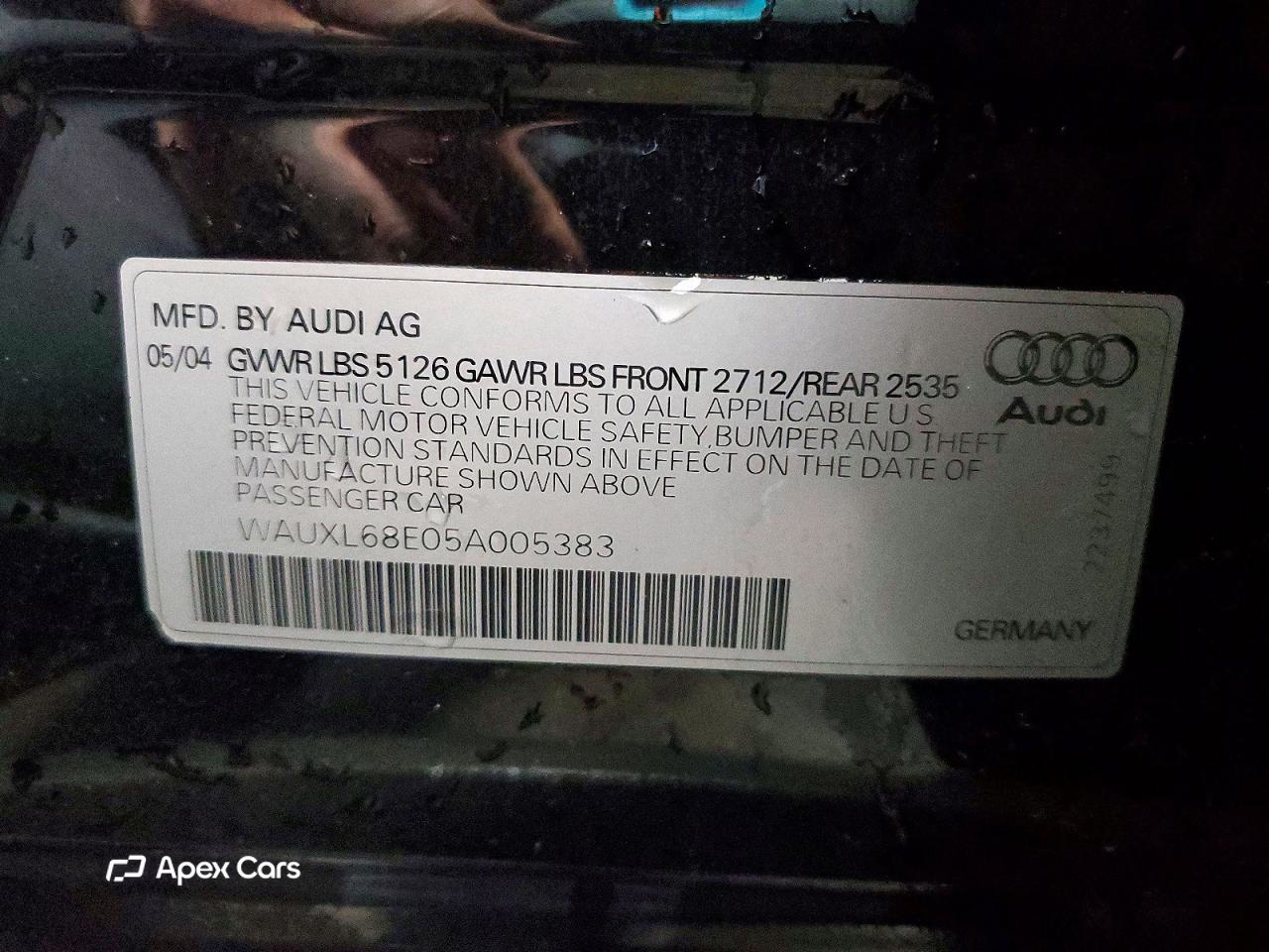 Audi RS4 2005