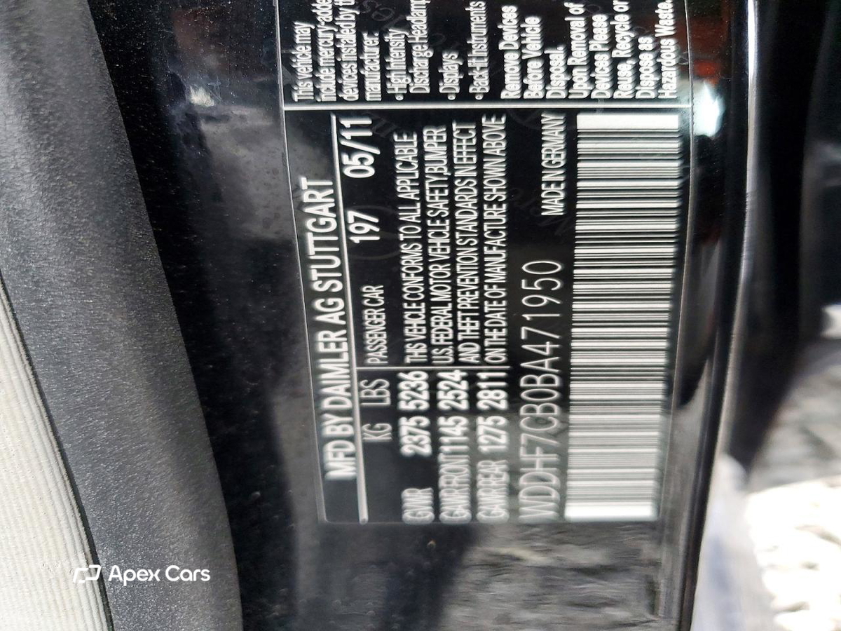 Mercedes-Benz E-klasse 2011