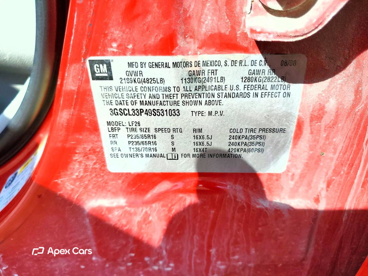 Saturn VUE 2009
