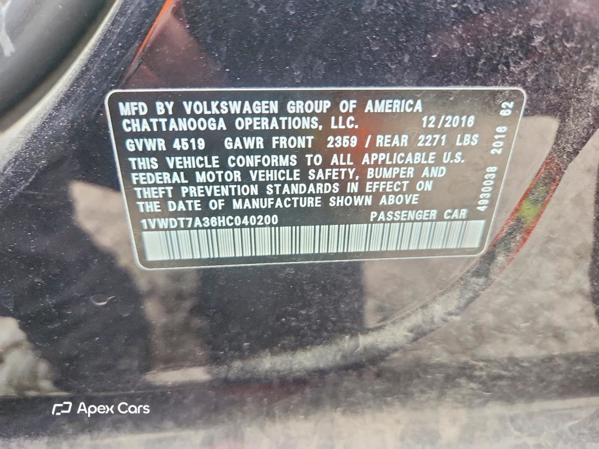 Volkswagen Passat 2017