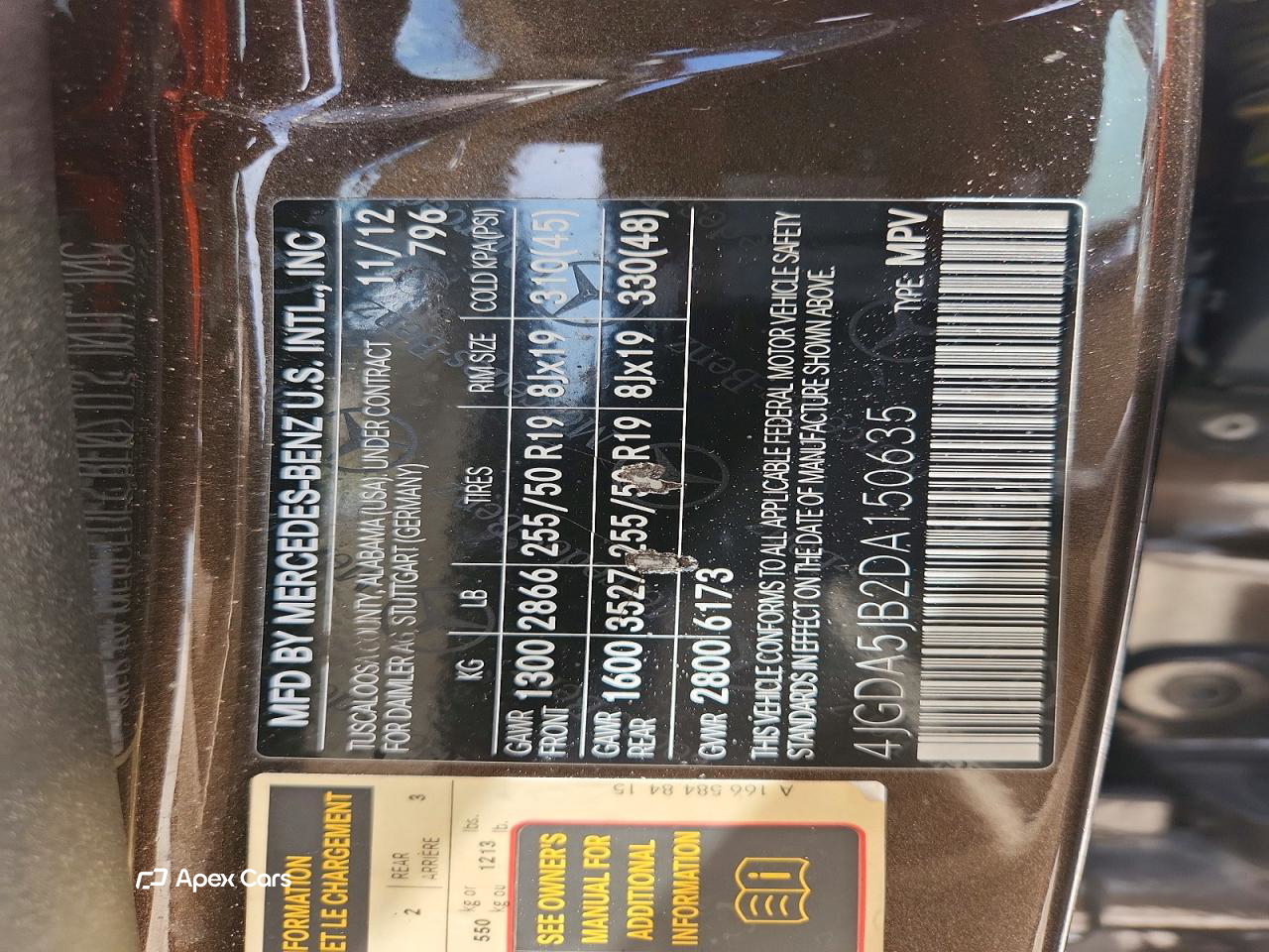 Mercedes-Benz M-klasse 2013