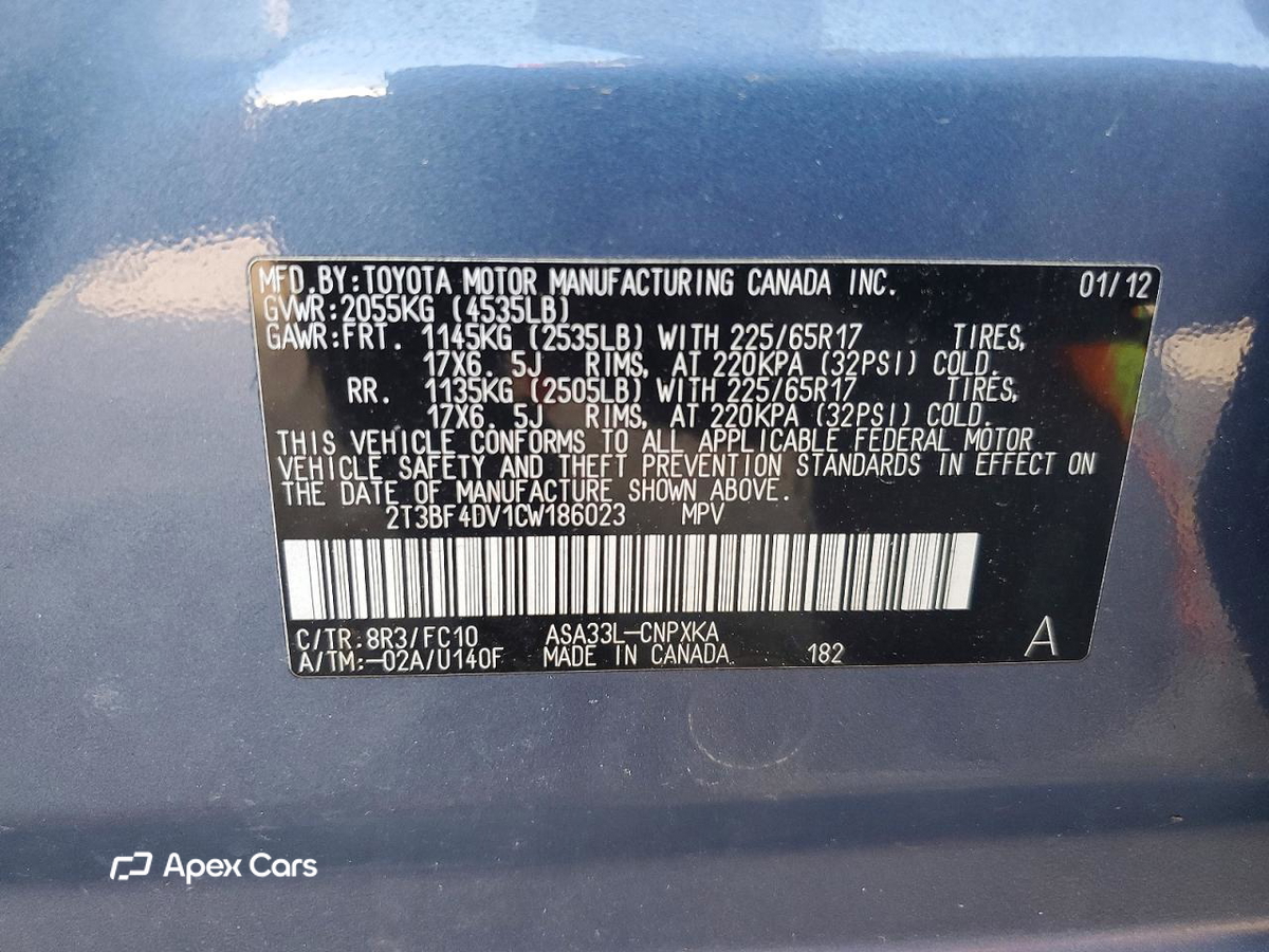 Toyota RAV 4 2012