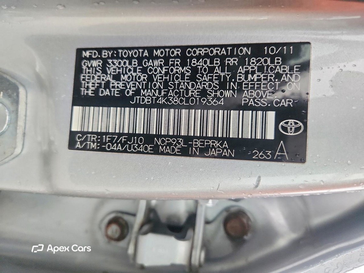 Toyota Yaris 2012