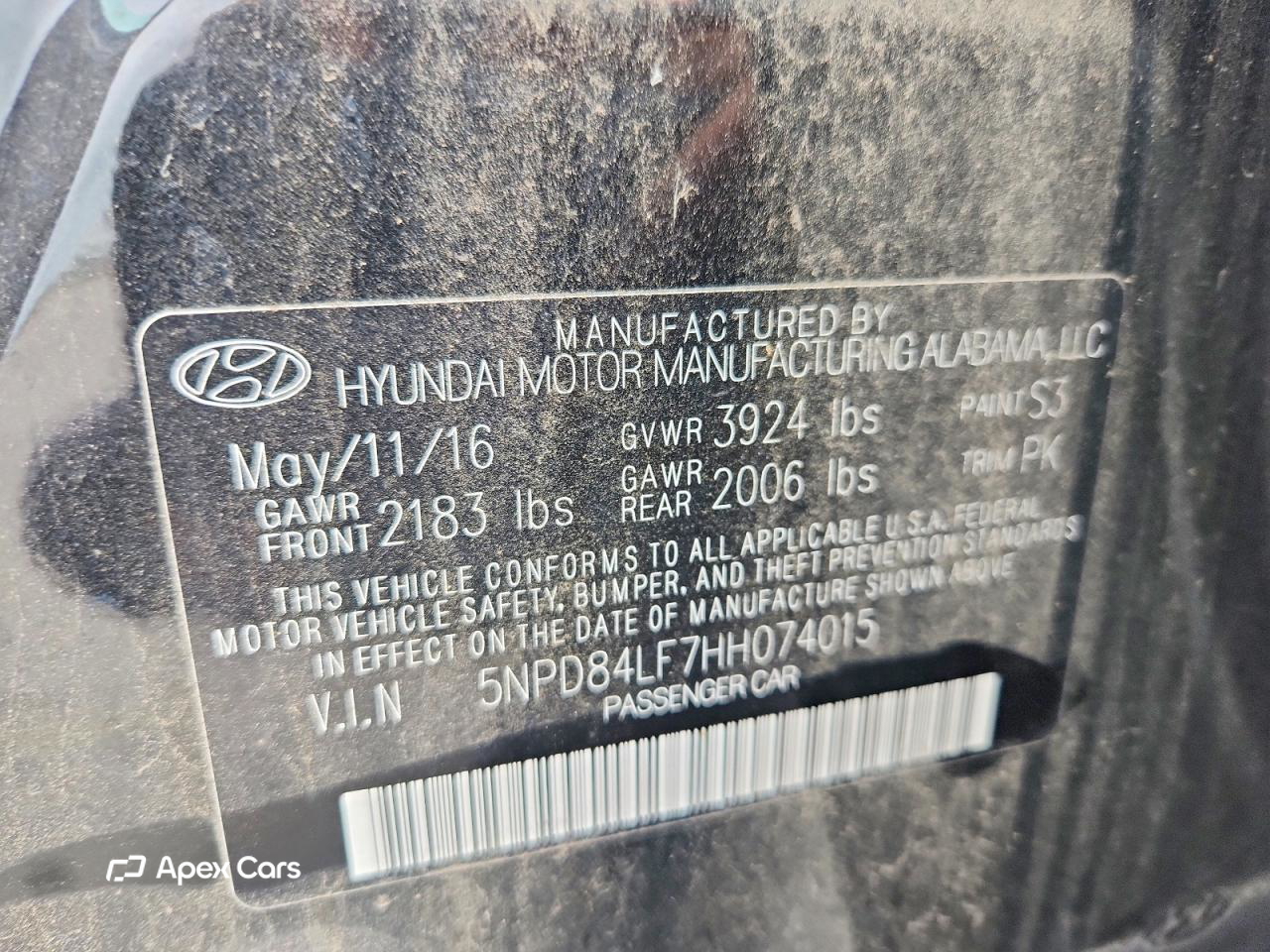 Hyundai Elantra 2017
